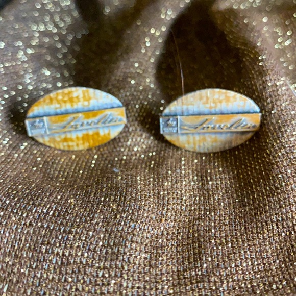 VTG American Motors Javelin whale back cuff links - Picture 1 of 7
